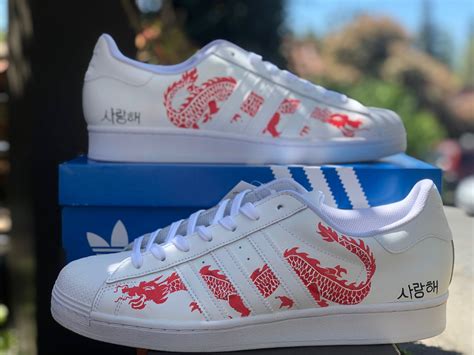 custom painted adidas shoes